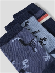 NAME IT 3-Pak Strømper Frilo Navy Blazer